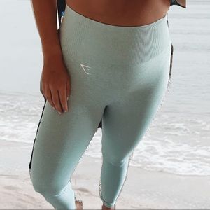 Gym shark light blue leggings